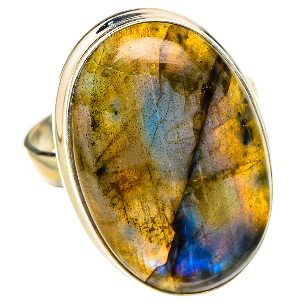 Labradorite Rings handcrafted by Ana Silver Co - RING126955 - Photo 2
