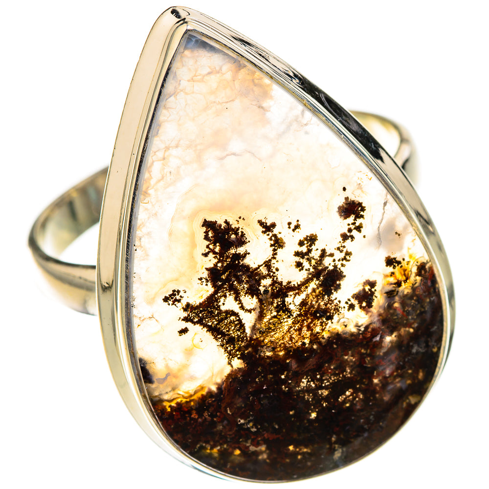 Indonesian Plume Agate Rings handcrafted by Ana Silver Co - RING126960 - Photo 2