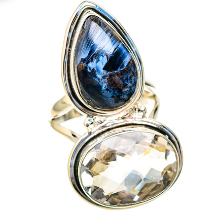 Pietersite, White Quartz Rings handcrafted by Ana Silver Co - RING126986 - Photo 2