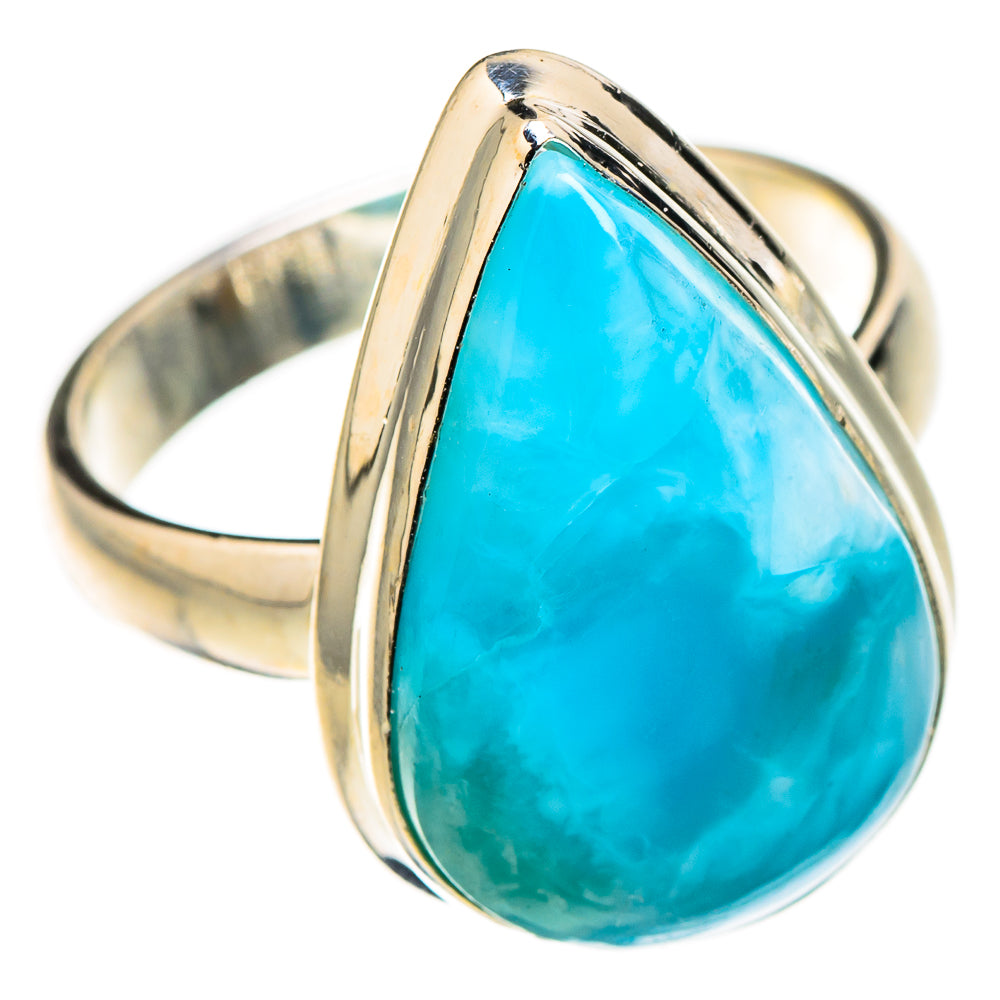 Larimar Rings handcrafted by Ana Silver Co - RING126997 - Photo 2