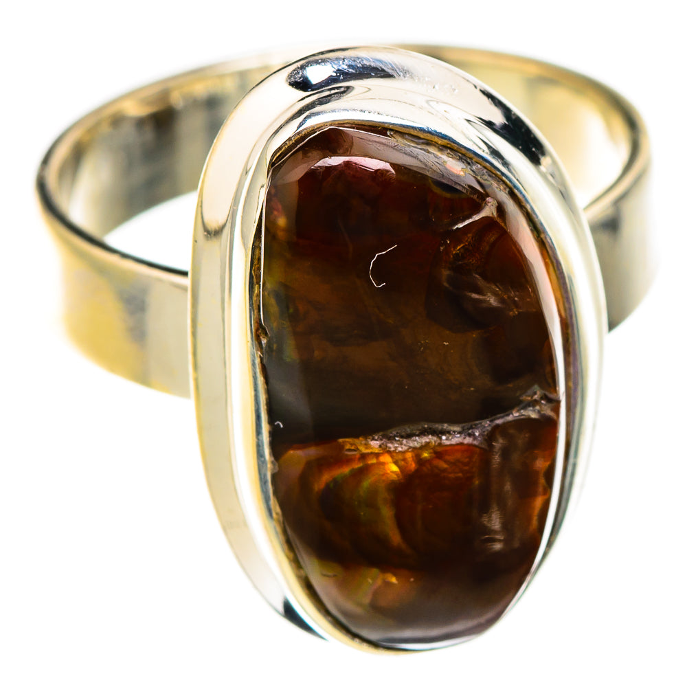 Mexican Fire Agate Rings handcrafted by Ana Silver Co - RING127005 - Photo 2