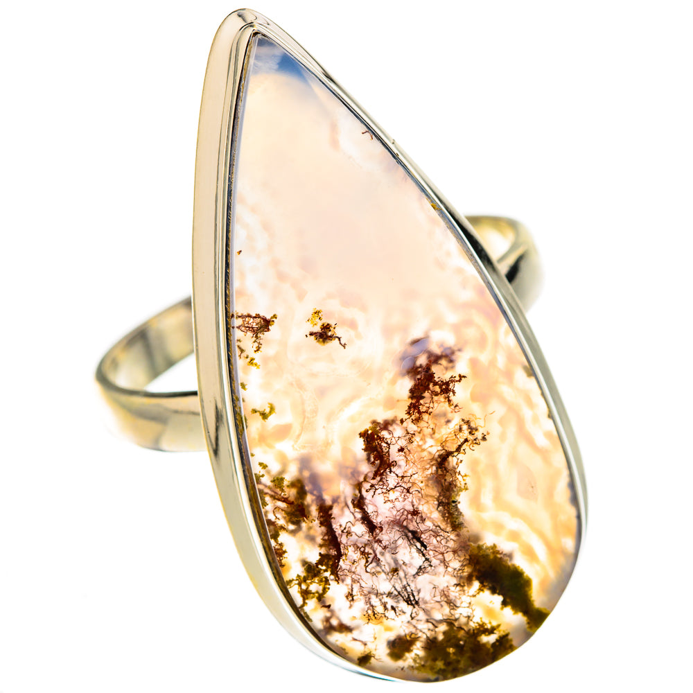 Indonesian Plume Agate Rings handcrafted by Ana Silver Co - RING127024 - Photo 2