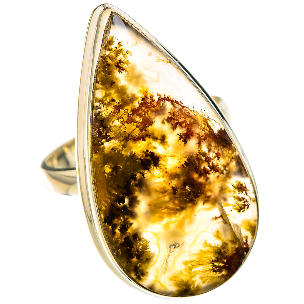 Indonesian Plume Agate Rings handcrafted by Ana Silver Co - RING127043 - Photo 2
