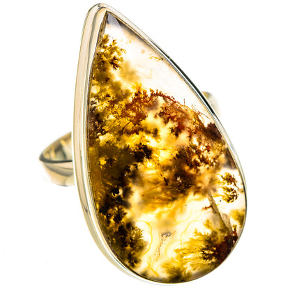 Indonesian Plume Agate Rings handcrafted by Ana Silver Co - RING127043 - Photo 2