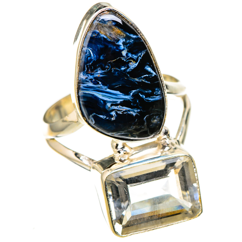 Pietersite, White Quartz Rings handcrafted by Ana Silver Co - RING127048 - Photo 2
