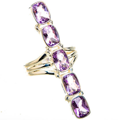Pink Amethyst Rings handcrafted by Ana Silver Co - RING127062 - Photo 2