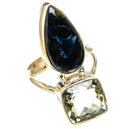 Pietersite, White Quartz Rings handcrafted by Ana Silver Co - RING127077 - Photo 2