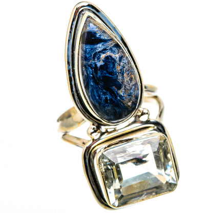 Pietersite, White Quartz Rings handcrafted by Ana Silver Co - RING127078 - Photo 2