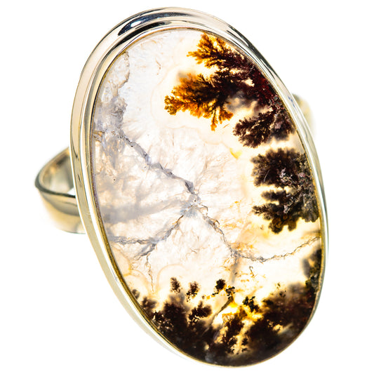 Indonesian Plume Agate Rings handcrafted by Ana Silver Co - RING127085 - Photo 2