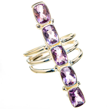 Pink Amethyst Rings handcrafted by Ana Silver Co - RING127087 - Photo 2