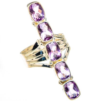 Pink Amethyst Rings handcrafted by Ana Silver Co - RING127096 - Photo 2