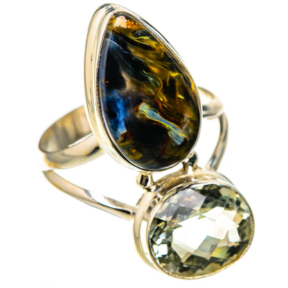 Pietersite, White Quartz Rings handcrafted by Ana Silver Co - RING127107 - Photo 2