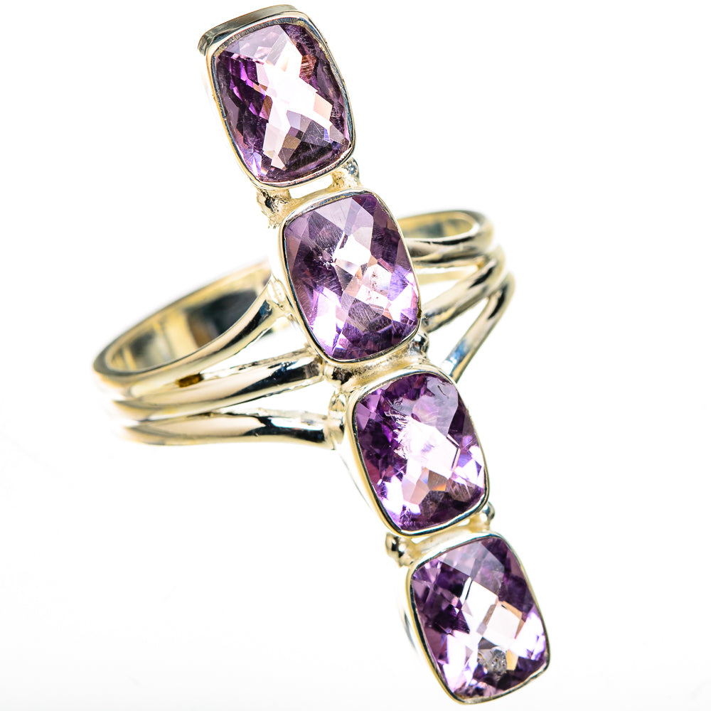 Pink Amethyst Rings handcrafted by Ana Silver Co - RING127112 - Photo 2