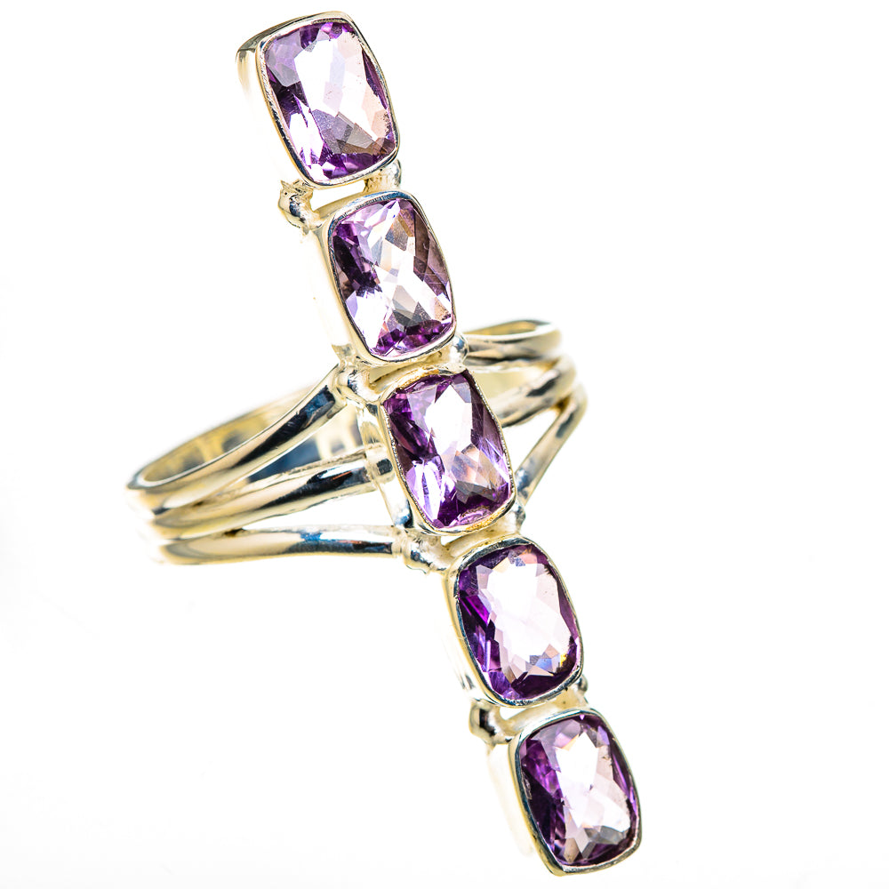 Pink Amethyst Rings handcrafted by Ana Silver Co - RING127126 - Photo 2