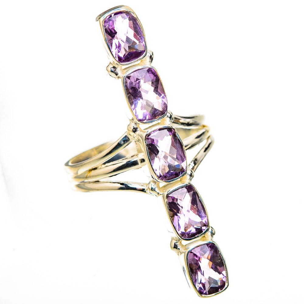 Pink Amethyst Rings handcrafted by Ana Silver Co - RING127137 - Photo 2