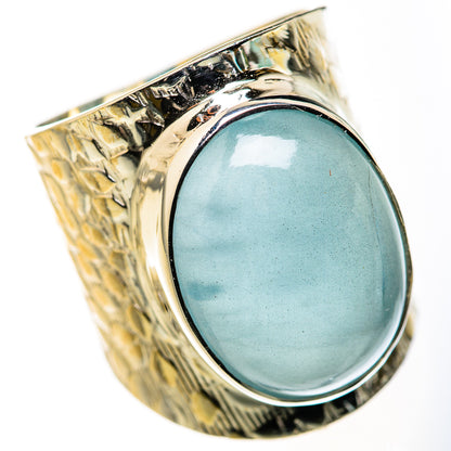 Aquamarine Rings handcrafted by Ana Silver Co - RING127138 - Photo 2