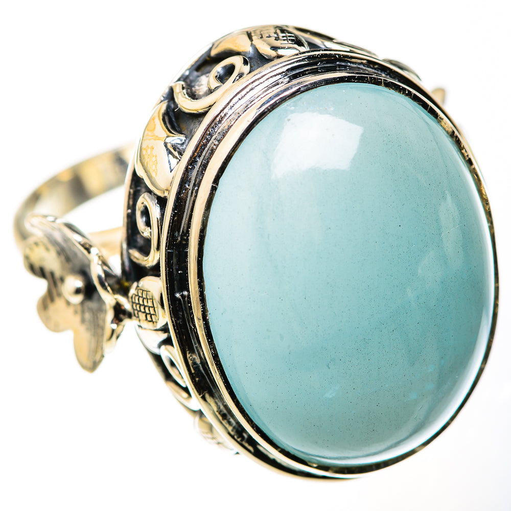 Oval aquamarine gemstone ring, 925 sterling silver with detailed side filigree