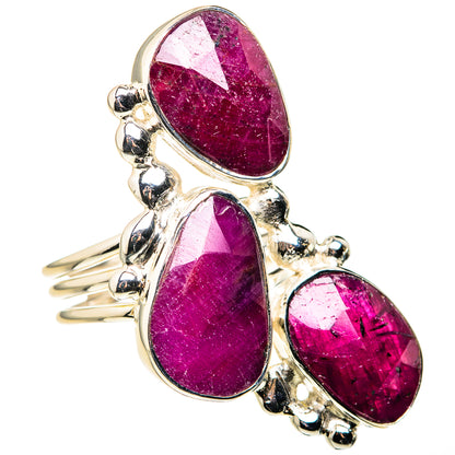 Ruby Rings handcrafted by Ana Silver Co - RING127157 - Photo 2