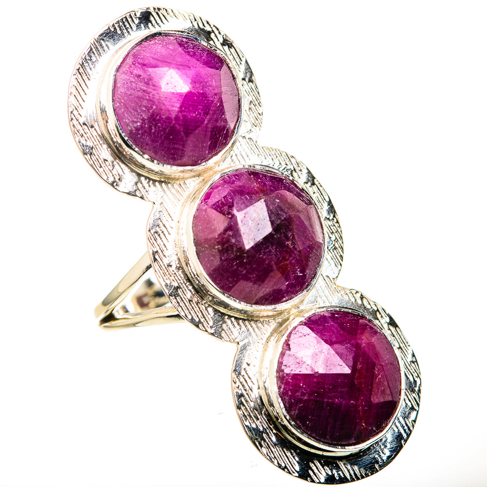 Ruby Rings handcrafted by Ana Silver Co - RING127172 - Photo 2
