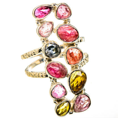 Pink Tourmaline Rings handcrafted by Ana Silver Co - RING127181 - Photo 2