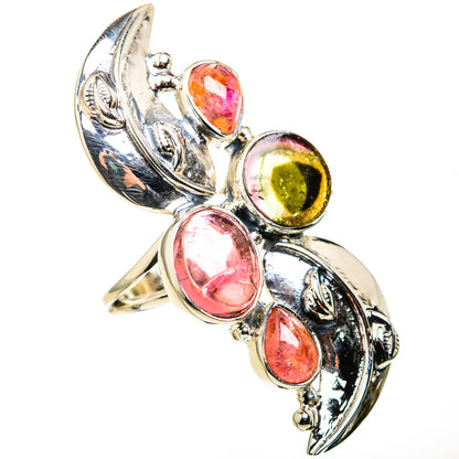 Pink Tourmaline Rings handcrafted by Ana Silver Co - RING127183 - Photo 2