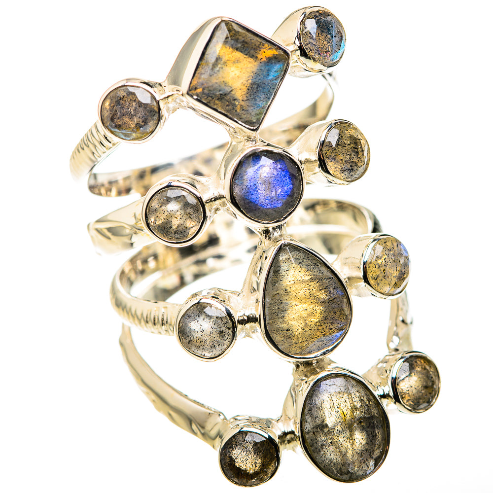 Labradorite Rings handcrafted by Ana Silver Co - RING127185 - Photo 2