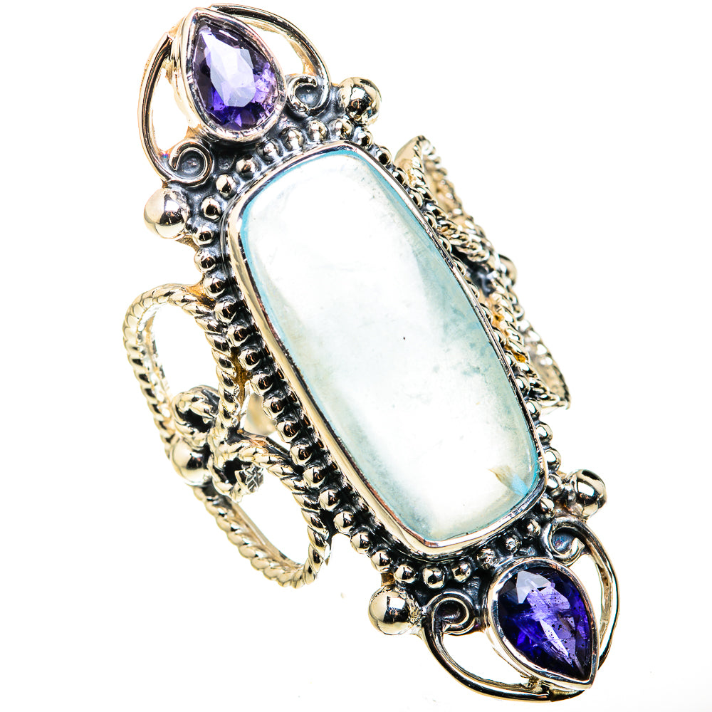 Aquamarine Rings handcrafted by Ana Silver Co - RING127186 - Photo 2
