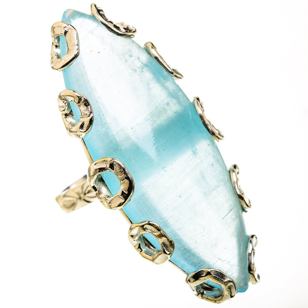 Aquamarine Rings handcrafted by Ana Silver Co - RING127193 - Photo 2