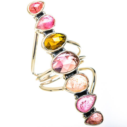 Pink Tourmaline Rings handcrafted by Ana Silver Co - RING127200 - Photo 2
