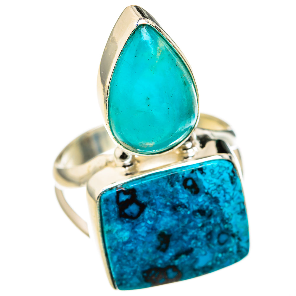 Shattuckite Rings handcrafted by Ana Silver Co - RING127202 - Photo 2