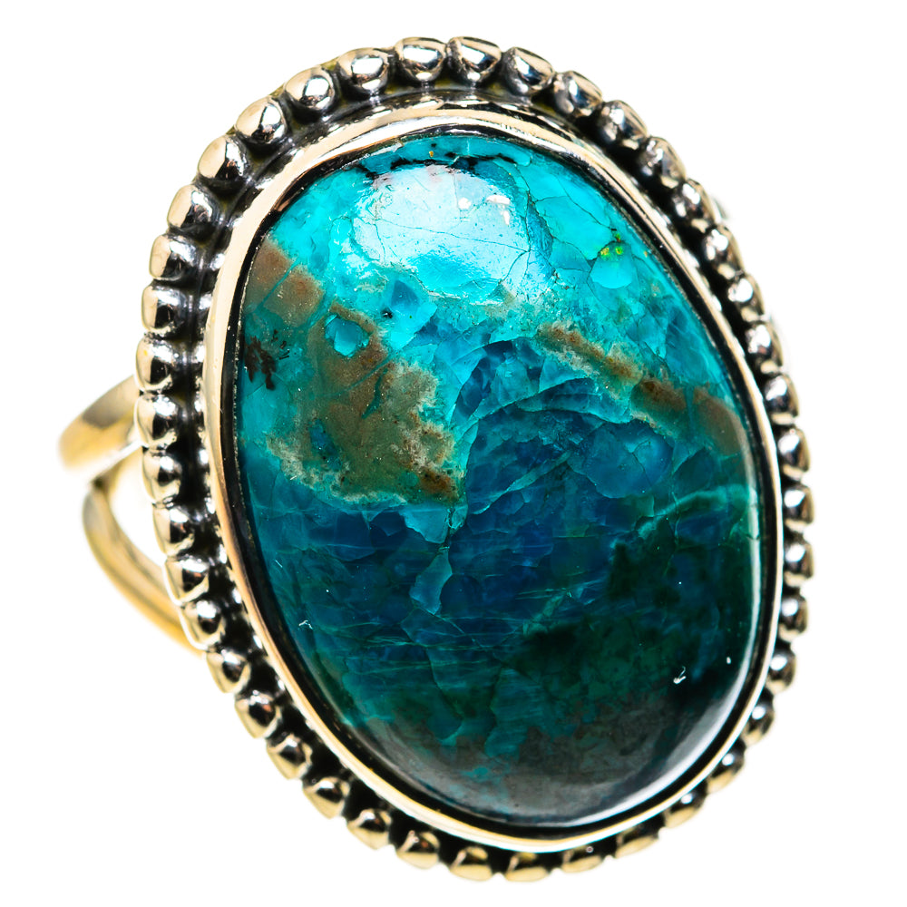 Shattuckite Rings handcrafted by Ana Silver Co - RING127204 - Photo 2