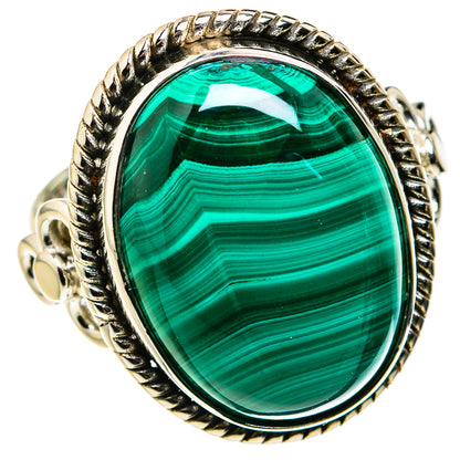 Malachite Rings handcrafted by Ana Silver Co - RING127208 - Photo 2