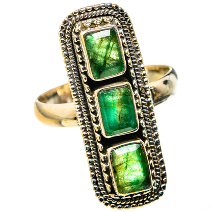 Zambian Emerald Rings handcrafted by Ana Silver Co - RING127209 - Photo 2