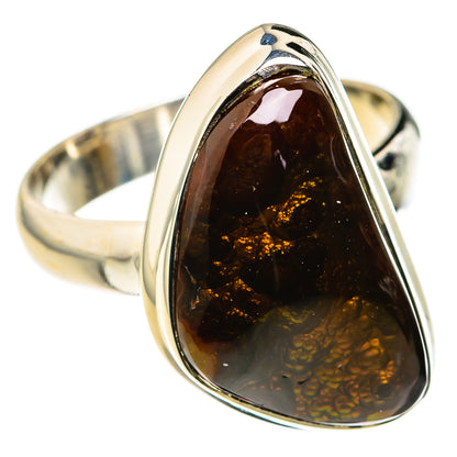 Mexican Fire Agate Rings handcrafted by Ana Silver Co - RING127210 - Photo 2