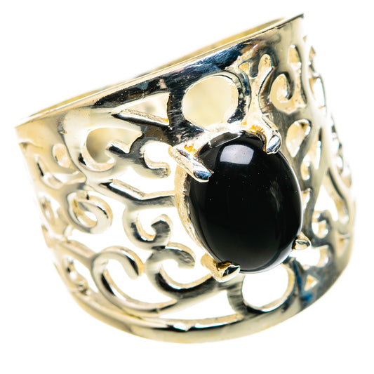 Black Onyx Rings handcrafted by Ana Silver Co - RING127222 - Photo 2