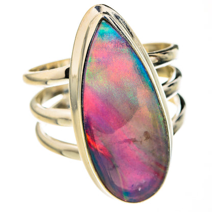 Ethiopian Opal Rings handcrafted by Ana Silver Co - RING127226 - Photo 2