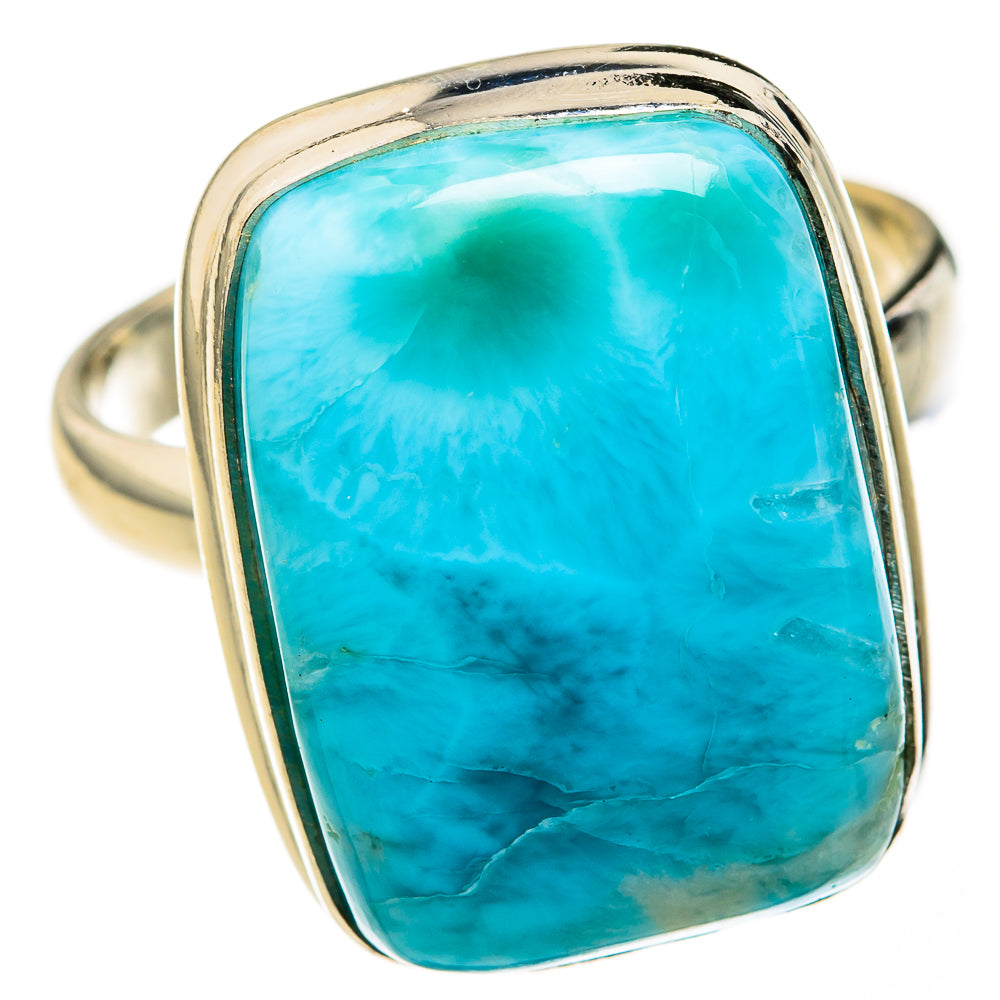 Larimar Rings handcrafted by Ana Silver Co - RING127234 - Photo 2