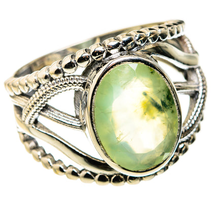 Prehnite Rings handcrafted by Ana Silver Co - RING127236 - Photo 2