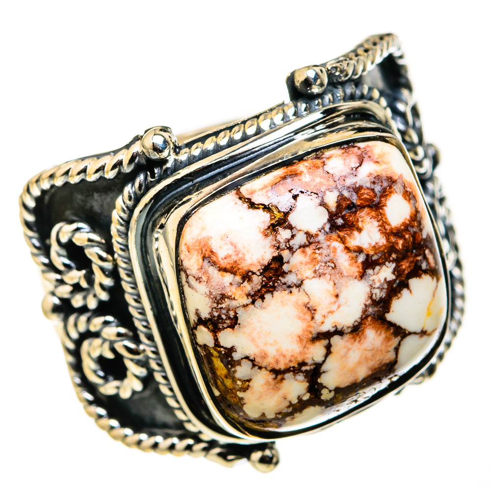 Wild Horse Jasper Rings handcrafted by Ana Silver Co - RING127237 - Photo 2