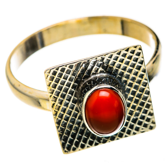 Red Onyx Rings handcrafted by Ana Silver Co - RING127239 - Photo 2