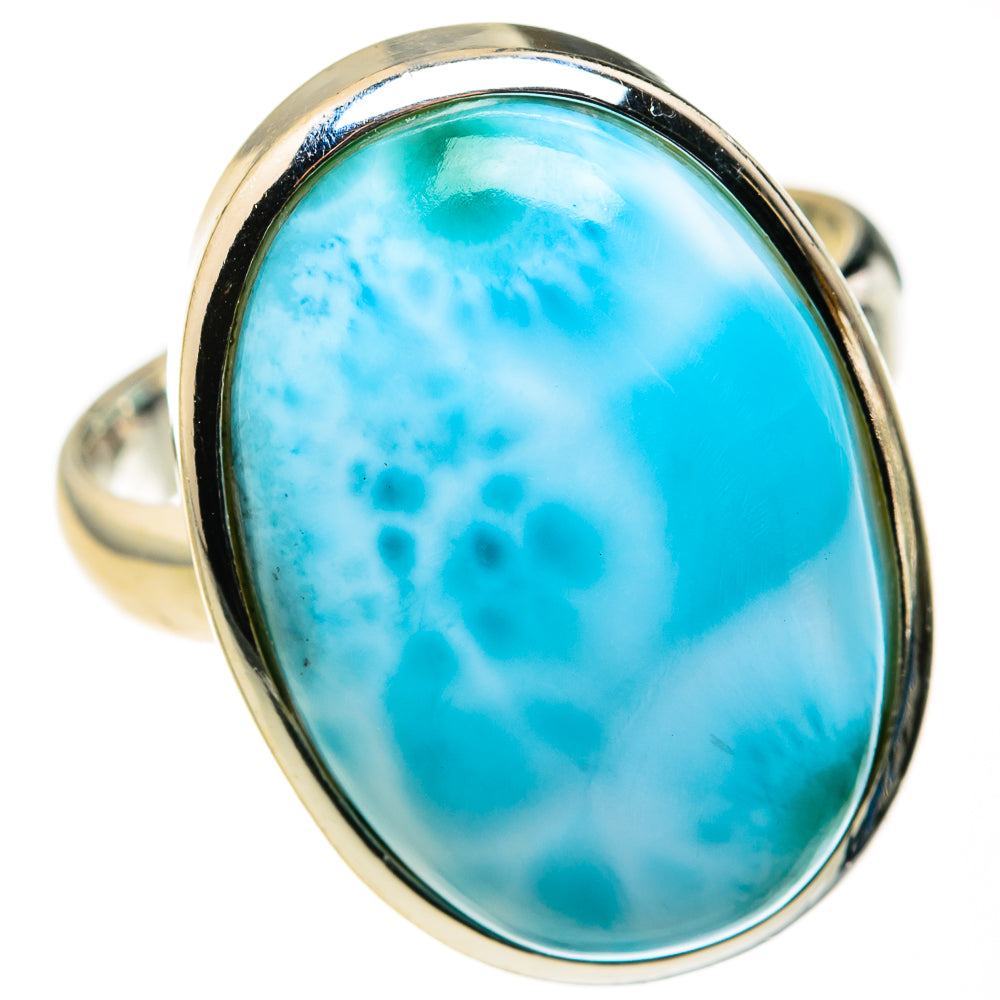 Larimar Rings handcrafted by Ana Silver Co - RING127257 - Photo 2