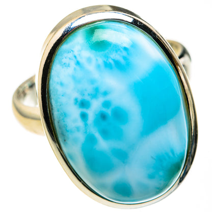 Larimar Rings handcrafted by Ana Silver Co - RING127257 - Photo 2