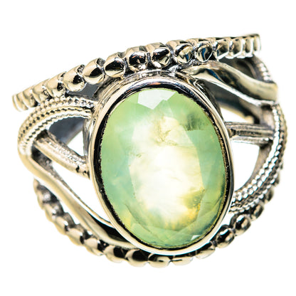 Prehnite Rings handcrafted by Ana Silver Co - RING127259 - Photo 2