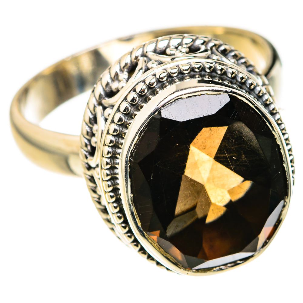 Smoky Quartz Rings handcrafted by Ana Silver Co - RING127262 - Photo 2
