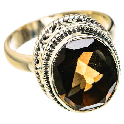 Smoky Quartz Rings handcrafted by Ana Silver Co - RING127262 - Photo 2