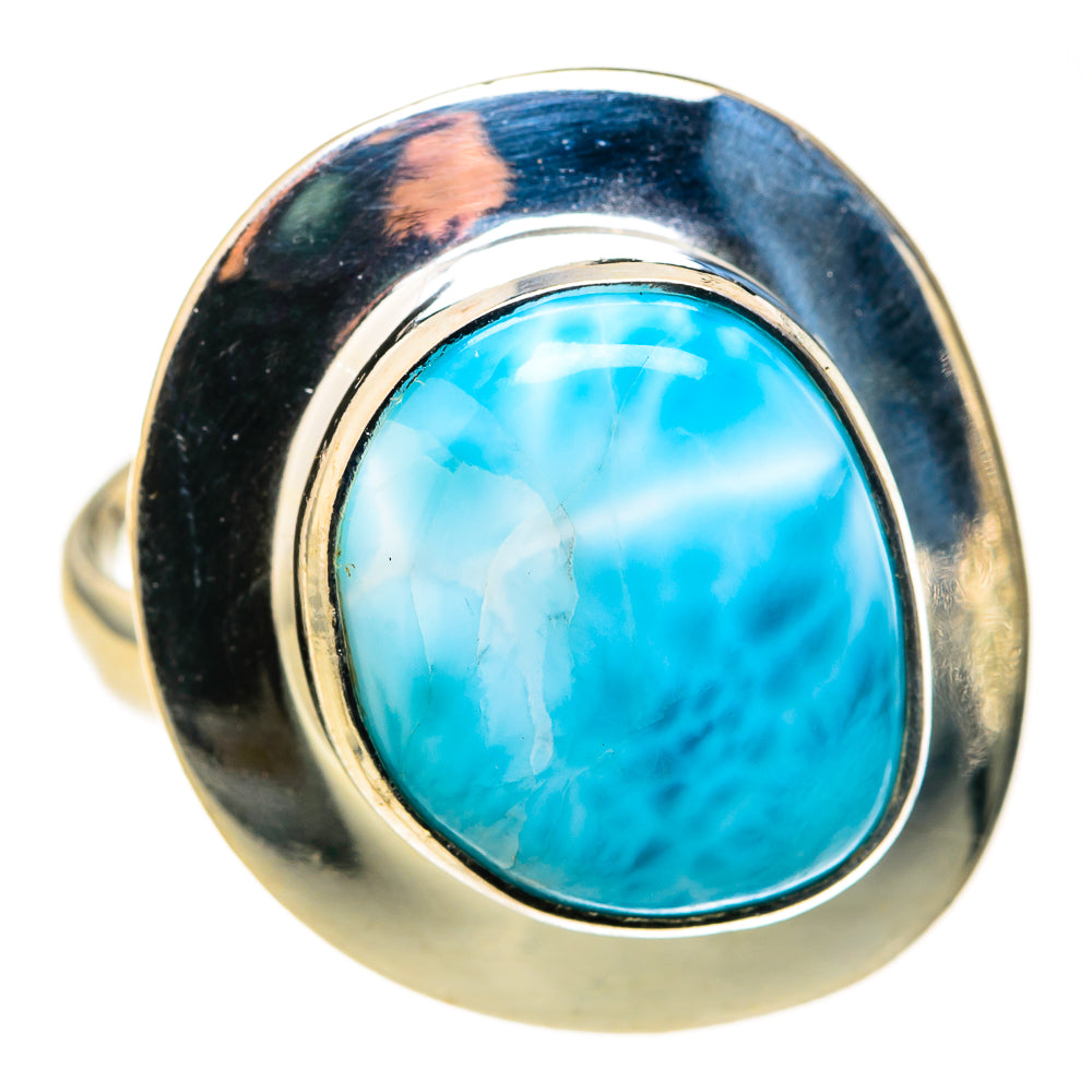 Larimar Rings handcrafted by Ana Silver Co - RING127275 - Photo 2