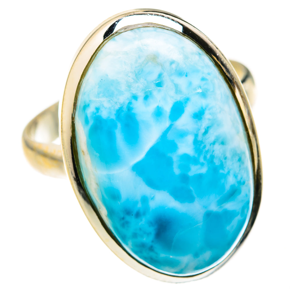 Larimar Rings handcrafted by Ana Silver Co - RING127291 - Photo 2