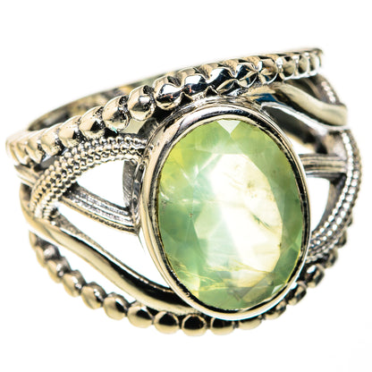 Prehnite Rings handcrafted by Ana Silver Co - RING127296 - Photo 2