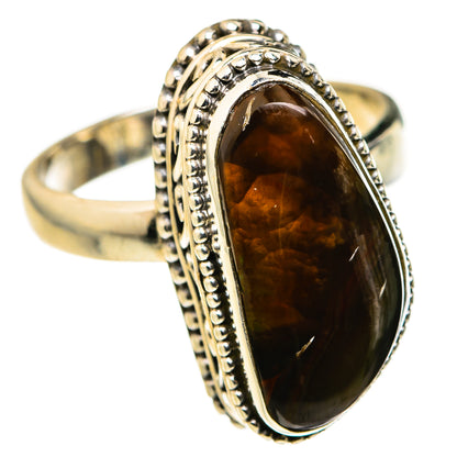 Mexican Fire Agate Rings handcrafted by Ana Silver Co - RING127299 - Photo 2