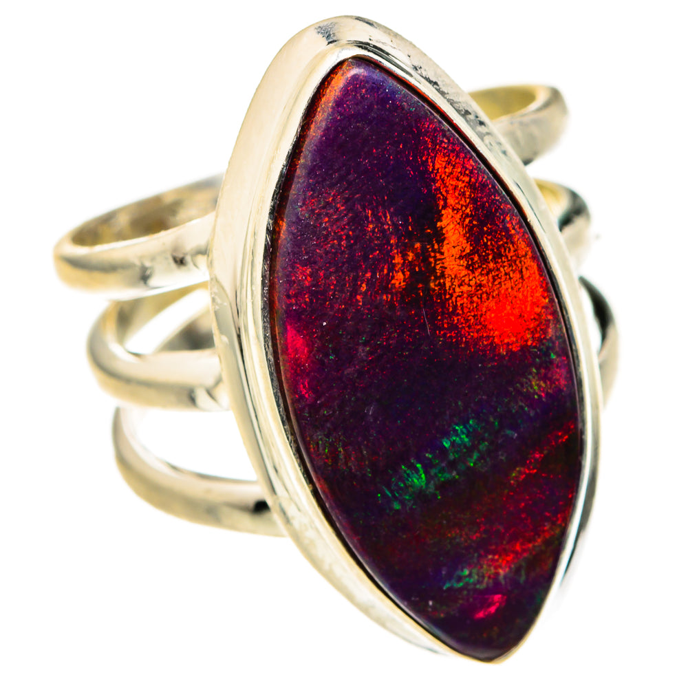 Aura Opal Rings handcrafted by Ana Silver Co - RING127304 - Photo 2